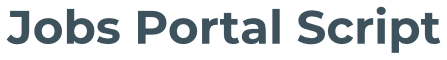 Jobs Portal Script